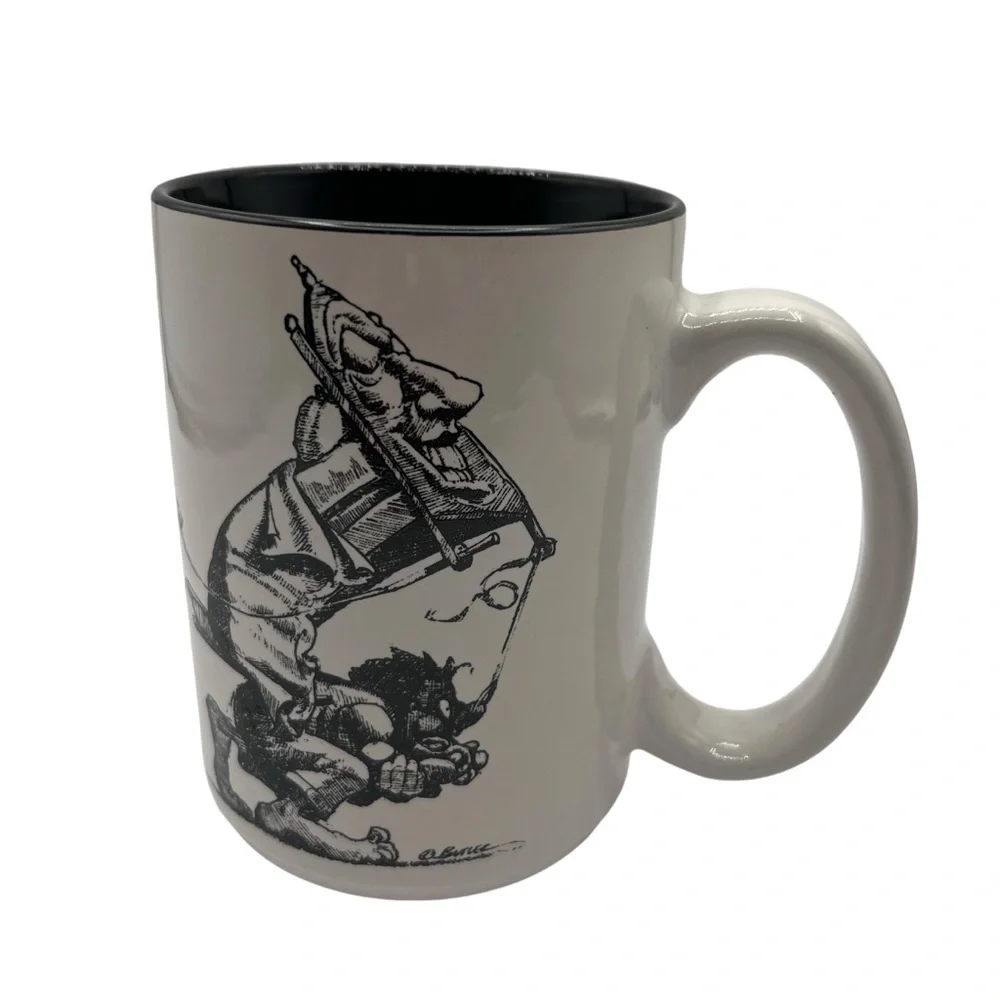 'BED RIDDEN' 2008 CHRIS BUTLER ART COFFEE MUG